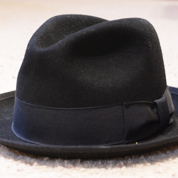 Black Wool Fedora from New York Hat Company - Picture 1 of 4